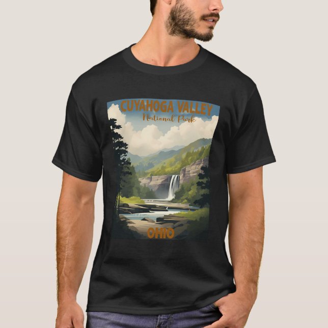 T-shirt Randonnée dans le parc national de la vallée de Cu (Devant)