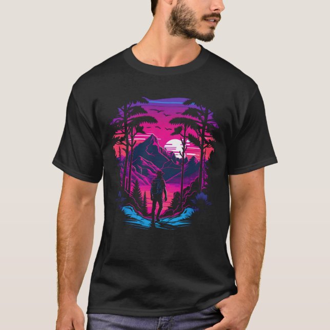 T-shirt Randonnée Dans Les Montagnes (Devant)