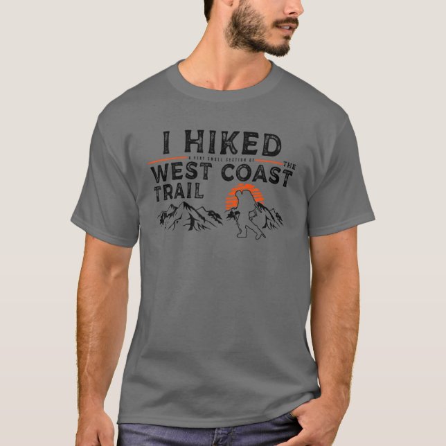T-shirt Randonnée Dans Une Petite Section - Randonneur De  (Devant)