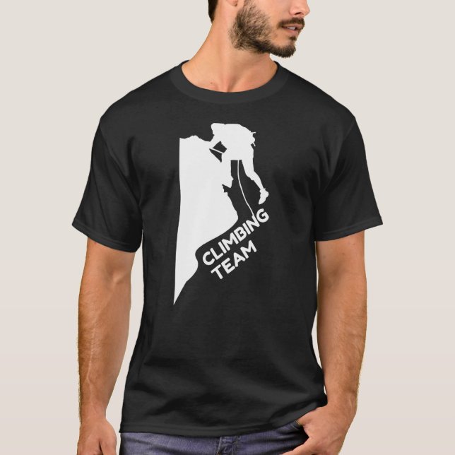 T-shirt Randonnée de conception de randonneurs alpinistes  (Devant)