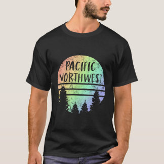 T-shirt Randonnée de conception Patinée du nord-ouest du P