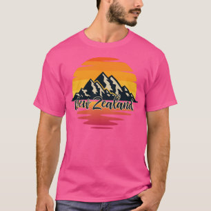 T-shirt Randonnée de montagne Nouvelle-Zélande