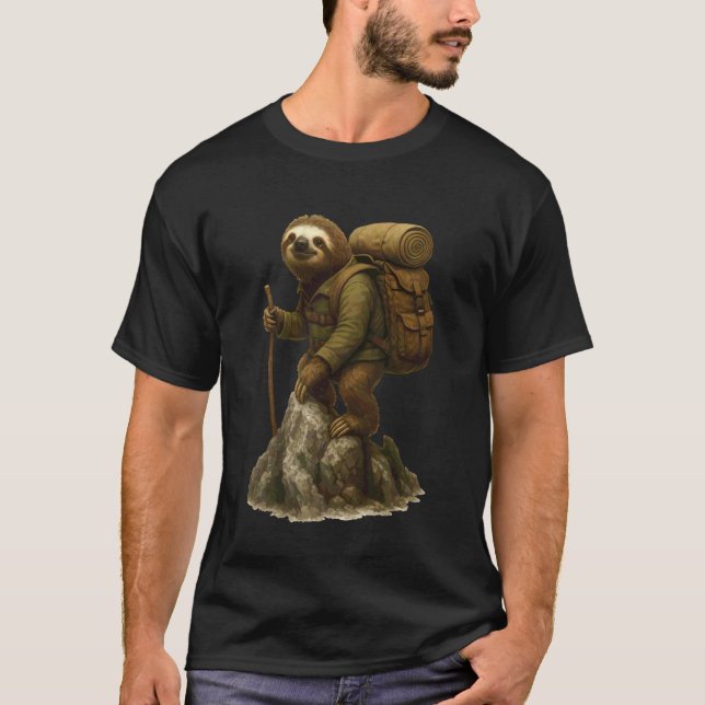 T-shirt Randonnée de paresseux (Devant)