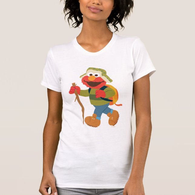 T-shirt Randonnée d'Elmo en forêt (Devant)