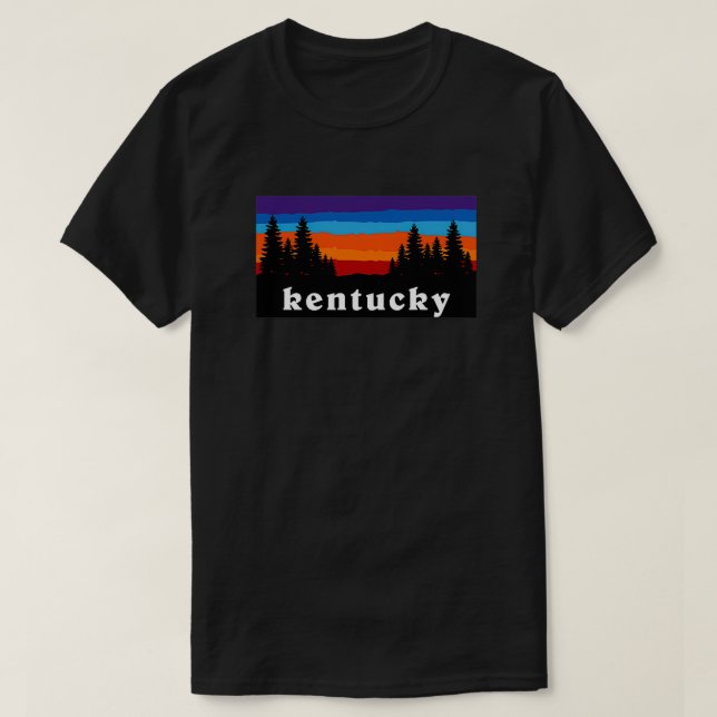 T-shirt Randonnée des montagnes du Kentucky (Design devant)
