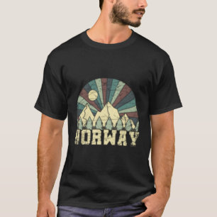 T-shirt Randonnée des montagnes Norvège