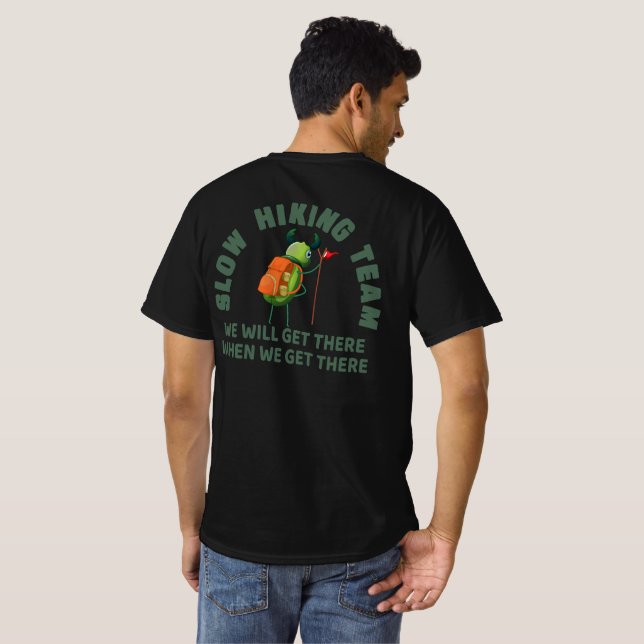 T-shirt Randonnée drôle (Dos entier)