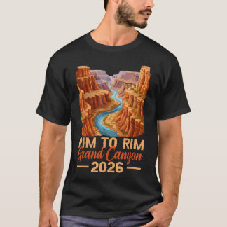 T-shirt Randonnée du South Rim au North Rim Grand Canyon 2
