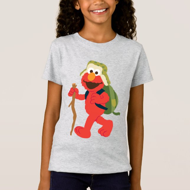 T-Shirt Randonnée en forêt d'Elmo (Devant)