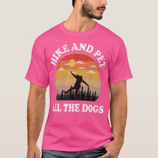 T-shirt Randonnée Et Animer Tous Les Chiens Drôle Amoureux