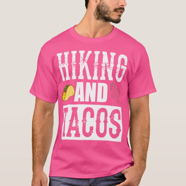 T-shirt Randonnée Et Tacos Drôle Taco (Devant)