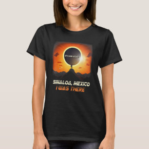 T-shirt Randonnée Extérieur Total Éclipse Solaire 2024 Sin