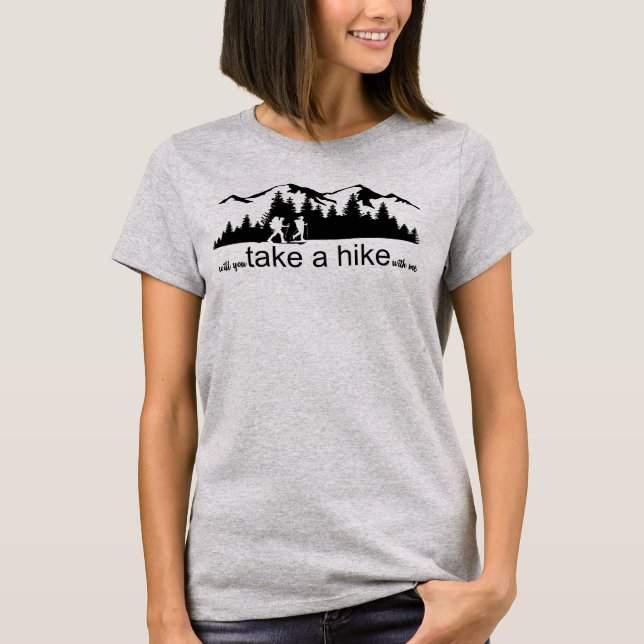 T-shirt Randonnée Faites une randonnée (Devant)