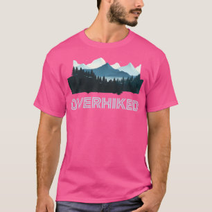 T-shirt Randonnée Funny Mountain Pine Tree Forest Camping