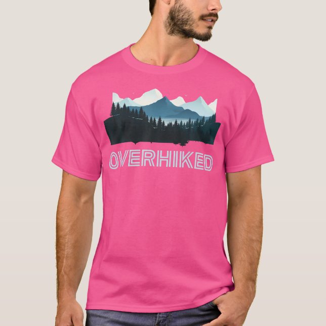 T-shirt Randonnée Funny Mountain Pine Tree Forest Camping (Devant)