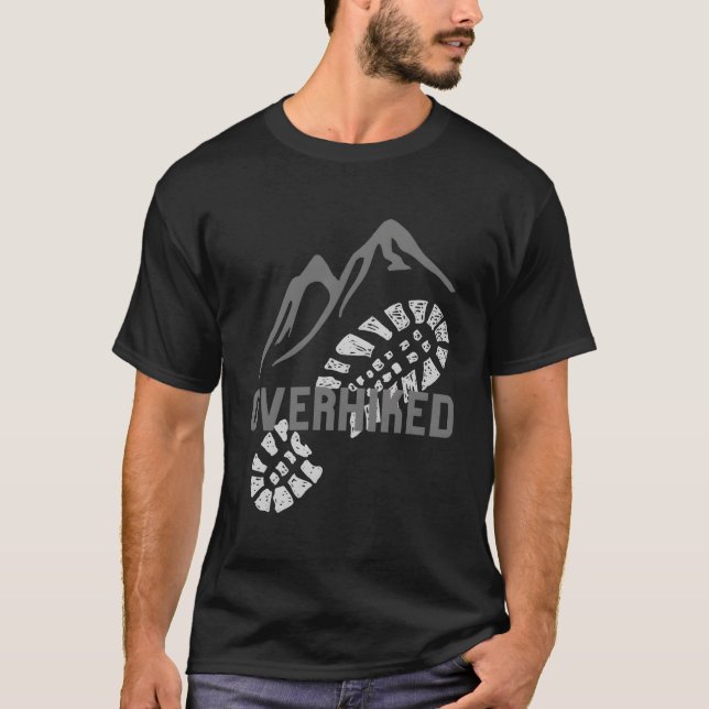 T-shirt Randonnée Funny Outdoor Randonnée Nature Hiker (Devant)