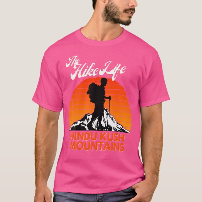 T-shirt Randonnée La Vie Hindu Kush Mountains Randonnée Ca (Devant)