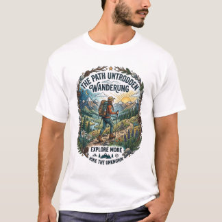 T-shirt Randonnée - Le chemin non foulé