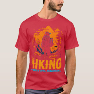 T-shirt Randonnée Le sport des conversations ascendantes D