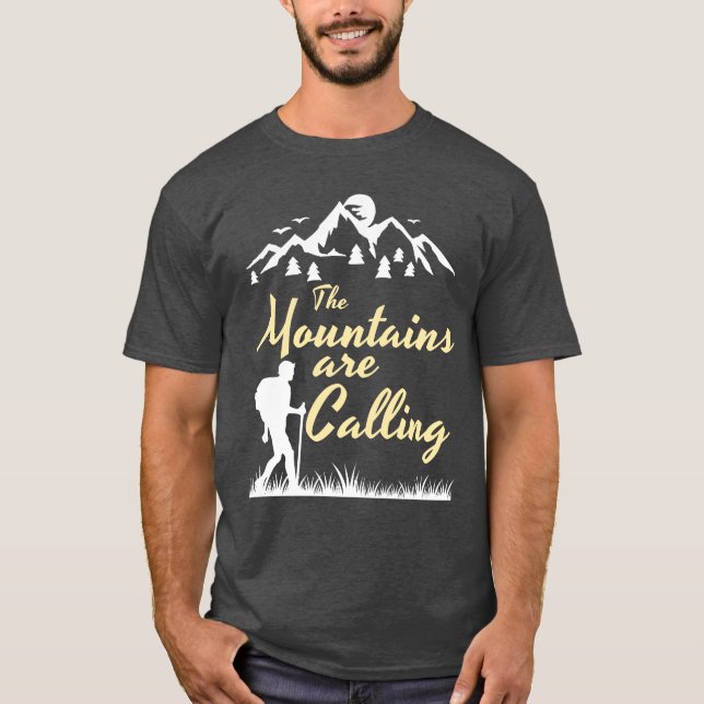 T-shirt RANDONNÉE Les montagnes (Devant)