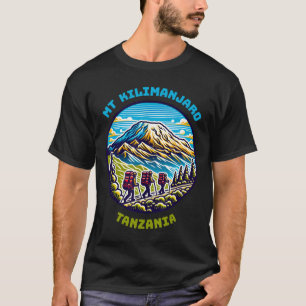 T-shirt Randonnée Mont Kilimanjaro Tanzanie Randonnée Afri