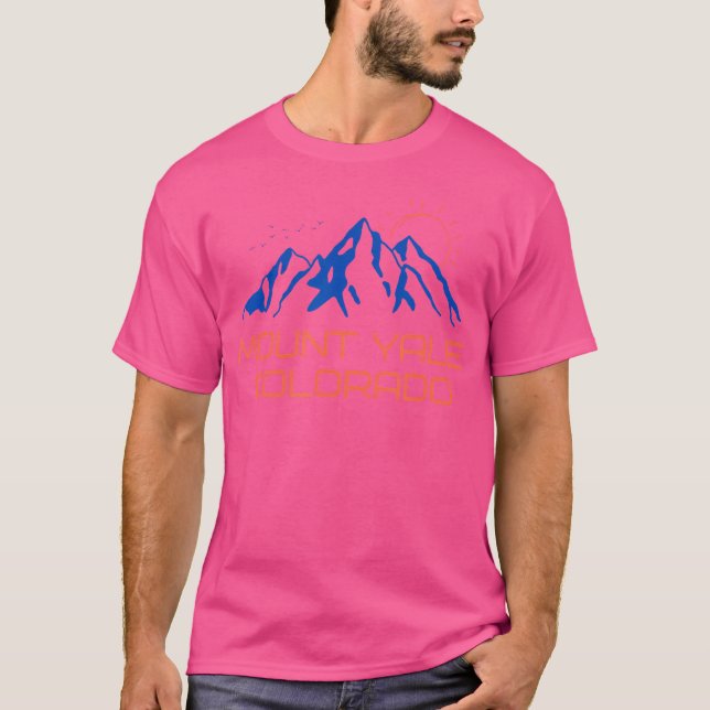 T-shirt Randonnée Mount Yale Colorado Mountain Escalade Te (Devant)