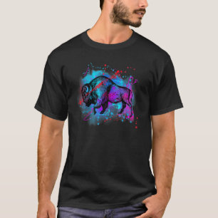T-shirt Randonnée National Park Buffalo Outdoor Bison