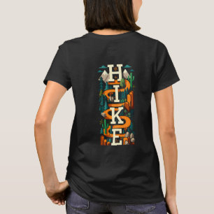 T-shirt Randonnée Nature Trail Aventure Graphisme Femmes