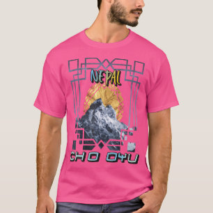 T-shirt Randonnée Nepal Cho Oyu Mountain Hike Mountaineer 