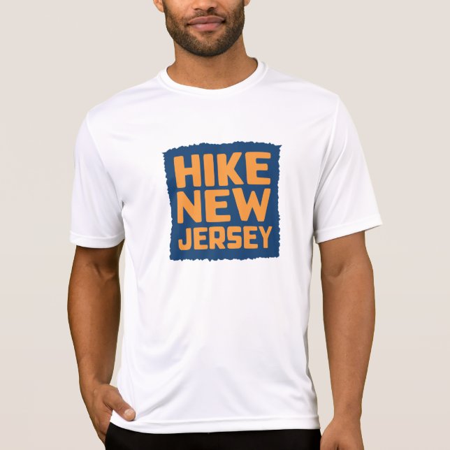 T-shirt Randonnée New Jersey (Blaze) - Wicking (Devant)