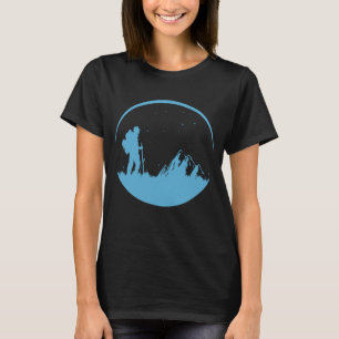T-shirt Randonnée nocturne étoiles montagnes
