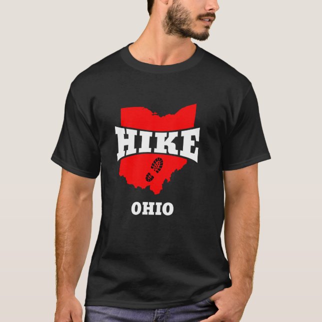 T-shirt Randonnée Ohio Backpacking en plein air (Devant)