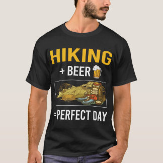 T-shirt Randonnée pédestre du jour de la bière