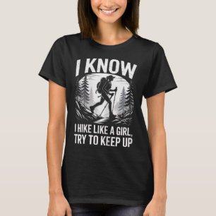 T-shirt Randonnée Pédestre Et Camping, J'aime La Randonnée
