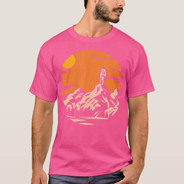 T-shirt Randonnée pédestre Nature Randonnée Athlete Forest (Devant)