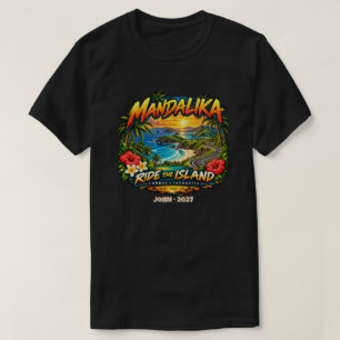 T-shirt Randonnée personnalisée Mandalika dans l'île