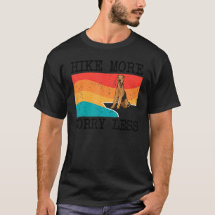 T-shirt Randonnée Plus Inquiète Moins Airedale Terrier Gra