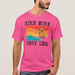 T-shirt Randonnée Plus Inquiète Moins Norwich Terrier Grap
