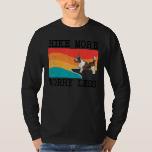 T-shirt Randonnée Plus Inquiète Moins Petit Basset Griffon