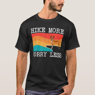 T-shirt Randonnée Plus Inquiète Moins Portugais Podengo Pe
