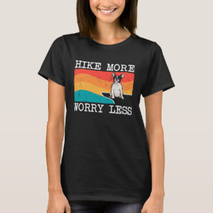 T-shirt Randonnée Plus Inquiéter Moins Bulldog Français Gr