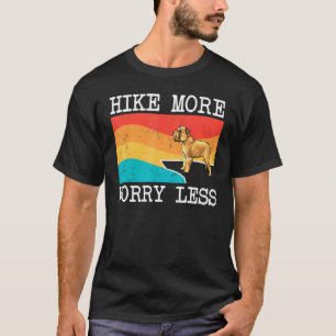 T-shirt Randonnée Plus Inquiéter Moins Griffon de Bruxelle