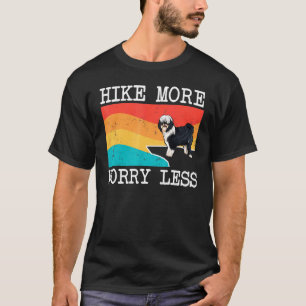 T-shirt Randonnée Plus Inquiéter Moins Terrier Tibétain Gr