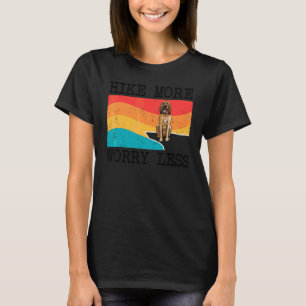 T-shirt Randonnée Plus Inquiétude Moins Bloodhound Graphiq