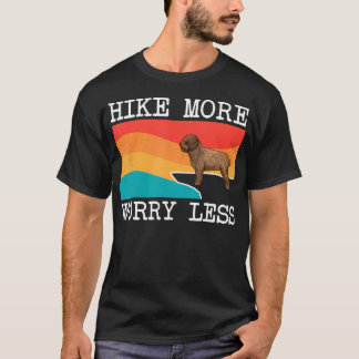 T-shirt Randonnée Plus S'Inquiéter Moins Espagnol Chien D'