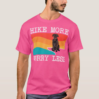 T-shirt Randonnée Plus S'Inquiéter Moins Schnauzer Géant H