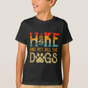 T-shirt Randonnée Rétro Et Caresse Tous Les Chiens Amateur