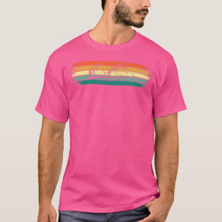 T-shirt Randonnée Sac À Dos Randonnée Vagabondage Escalade