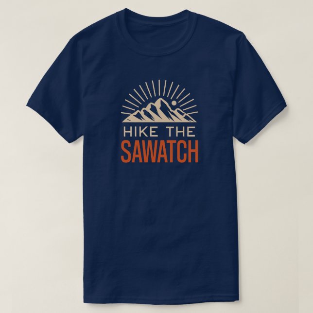 T-shirt Randonnée Sawatch Range Sunburst (Design devant)