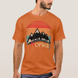 T-shirt Randonnée Scandinavie Norvège Cadeau Norvège Norvè